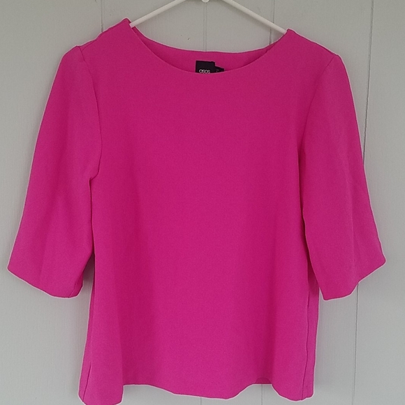 ASOS Tops - Asos Pink 3/4-Length Sleeve Top, Size 4